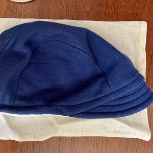 Navy Blue Tsuyumi Cotton Short Brim Hat
